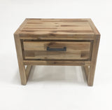 Mandy Modern Nutmeg Acacia Console & End Table Set