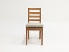 Lance Modern Ash Wood Dining Chair with Cushion (Set of 2)