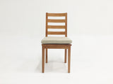 Lance Modern Ash Wood Dining Chair with Cushion (Set of 2)