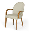  Mielcasa | Beige Modrest Rexford Modern Beige & Walnut Dining Armchair | SKU VGCSACH-17093 | MPN: 75878 | Free Delivery & Free Return