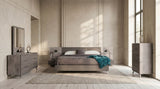 Bronx Italian Modern Faux Concrete & Grey Chest