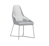  Mielcasa | Grey Modrest Sarah Modern Pearl Grey Leatherette Dining Chair (Set of 2) | SKU VGZAY917-PRL | MPN: 75935Z | Free Delivery & Free Return