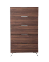  Mielcasa | Walnut Nova Domus Brooklyn Italian Modern Walnut Chest | SKU VGACBROOKLYN-CHEST | MPN: 76002 | Free Delivery & Free Return