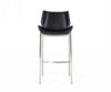 Dave Modern Black Eco-Leather Bar Stool (Set of 2)