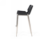Dave Modern Black Eco-Leather Bar Stool (Set of 2)