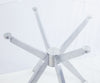 Dallas Modern Brushed Stainless Steel Dining Table