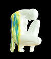  Mielcasa | Multi-Toned Modrest Modern Colorful Kneeling Sculpture | SKU VGTHDL-0355 | MPN: 76363 | Free Delivery & Free Return
