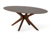 Prospect Modern Oval Walnut Dining Table