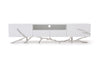  Mielcasa | White Modrest Legend 87" Wide Modern White TV Stand | SKU VGVCTV8111-22 | MPN: 76639A | Free Delivery & Free Return