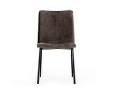 Maggie Modern Black and Brown Dining Chair (Set of 2)