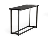 Fargo Modern Ceramic & Grey Walnut Console Table