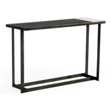 Fargo Modern Ceramic & Grey Walnut Console Table