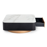 Peak Modern Black Oak Coffee Table