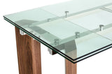 Helena Modern Extendable Glass Dining Table Large