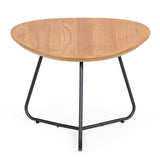 Eudora Industrial Oak Tall End Table