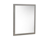 Lucia Italian Modern Elm and Matte Grey Mirror