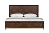  Mielcasa | Brown Modrest Shane Modern Acacia & Brass Bed | SKU VGNXSHANE-BED | MPN: 77529|77471 | Free Delivery & Free Return