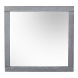 Buckley Modern Grey Crackle Mirror