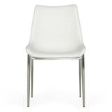 Frasier Modern White Eco-Leather Dining Chair (Set of 2)