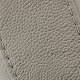 Janina Modern Light Grey Leather Sofa