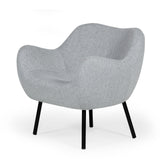 Peyton Modern Grey Fabric Accent Chair