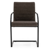 Ivey Modern Brown Dining Chair (Set of 2)