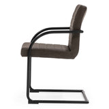 Ivey Modern Brown Dining Chair (Set of 2)
