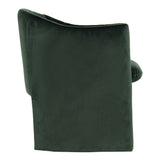 Danube Modern Jade Green Fabric Dining Chair