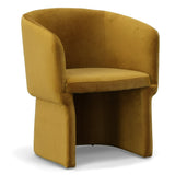 Vassar Burnt Umber Velvet Dining Chair