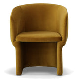 Vassar Burnt Umber Velvet Dining Chair