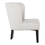 Ladean Modern White Accent Chair