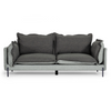 Mars Modern Grey & Dark Grey Fabric Sofa