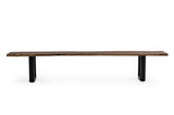 Taylor X-Large 102" Modern Live Edge Dining Bench