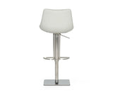 Manning Modern Light Grey Adjustable Bar Stool