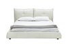  Mielcasa | White Modrest Patrick Modern White Leather Bed | SKU VGKKB-75X-BED | MPN: 78203|78204|12973|78205 | Free Delivery & Free Return