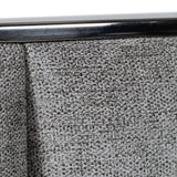 Buckley Grey & Black Stainless Steel Bedroom Set