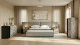 Maranello Modern Grey Wash & Faux Marble Chest
