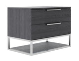 Heloise Contemporary Grey Elm Nightstand