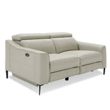 Eden Modern Grey Leather Sofa Set