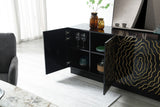 Jonah- Modern Black and Gold Buffet