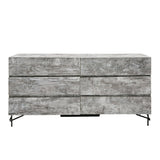  Mielcasa | Gray/Grey Nova Domus Aria Italian Modern Multi Grey with texture Dresser | SKU VGAC-ARIA-DRESSER | MPN: 79613 | Free Delivery & Free Return