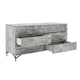 Aria Italian Modern Multi Grey with texture Dresser