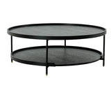  Mielcasa | Black Modrest Mitchell Black Iron Round Coffee Table | SKU VGOD-LZ-267C-BLK | MPN: 79687 | Free Delivery & Free Return