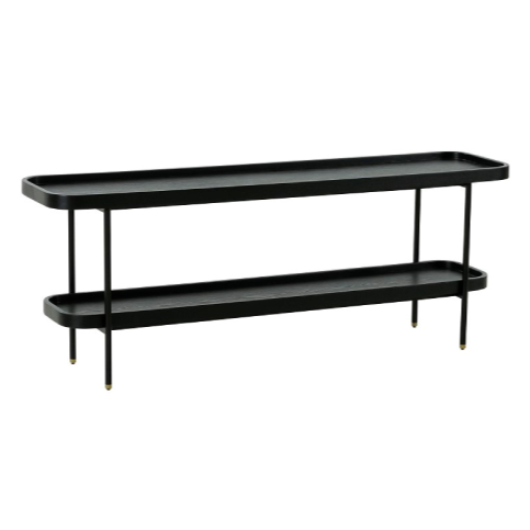 Mitchell Black Iron Console Table