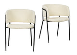 Chilton Modern Off White Dining Chair (Set of 2)