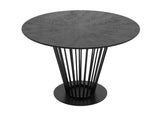 Conroy + Luzerne Modern Black + Pink Dining Table Set
