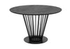 Conroy + Luzerne Modern Black + Pink Dining Table Set