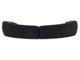 Kilmer Modern Black Curved Fabric Sectional Sofa