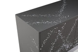 Hawick Contemporary Dark Grey + Abstract White Paint Buffet