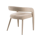 Mundra Modern Beige Fabric Dining Chair
